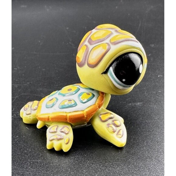 Littlest Pet Shop Sea Turtle 1836 Collectors Fanciest Pets 2009 LPS Authentic - Picture 5 of 6